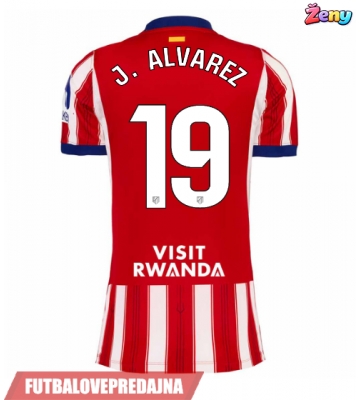 Lacne Ženy Futbalové dres Atletico Madrid Julian Alvarez #19 2026-27 Krátky Rukáv - Domáci